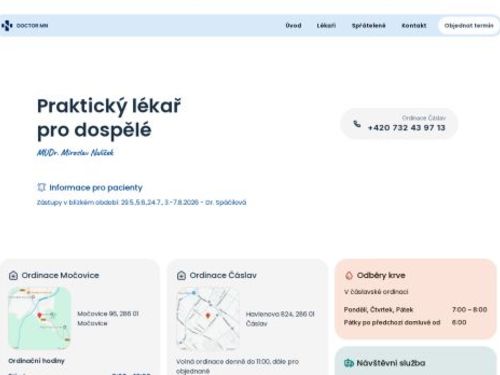 Praktický lékař pro dospělé DOKTOR MN - MUDr. Miroslav Nulíček