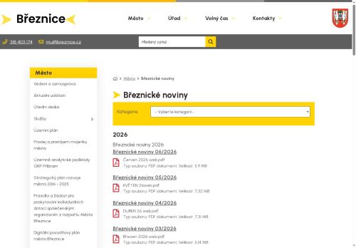 Zobrazit webové stránky Březnické noviny