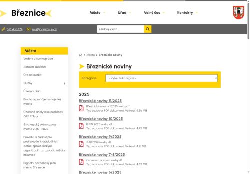 Zobrazit webové stránky Březnické noviny