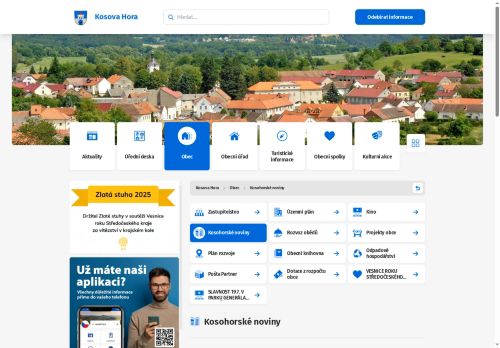 Zobrazit webové stránky Kosohorské noviny