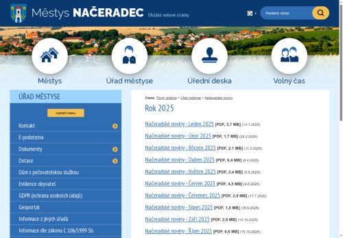 Zobrazit webové stránky Načeradské noviny