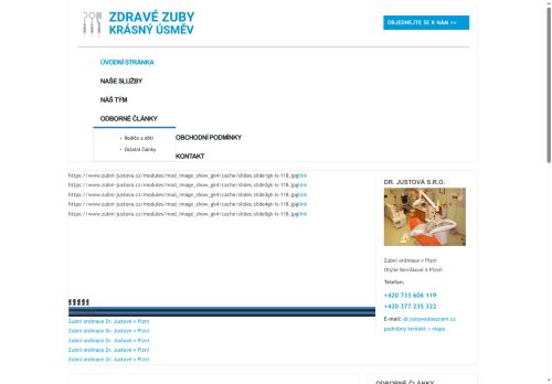 Zobrazit webové stránky Zubní ordinace Dr. Justová, s.r.o.
