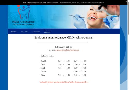 Zobrazit webové stránky Zubní ordinace - MDDr. Alina Gurjeva