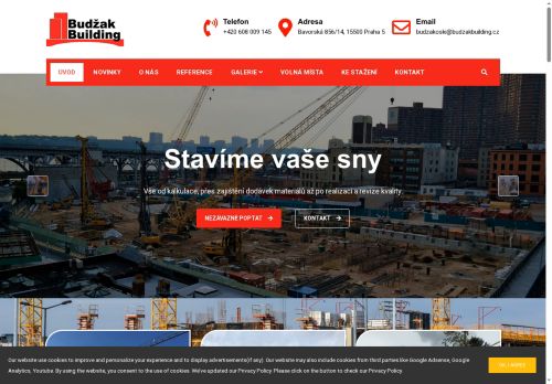 Budžak Building s.r.o. nabízí práci na pozici Tesaři v obci Praha