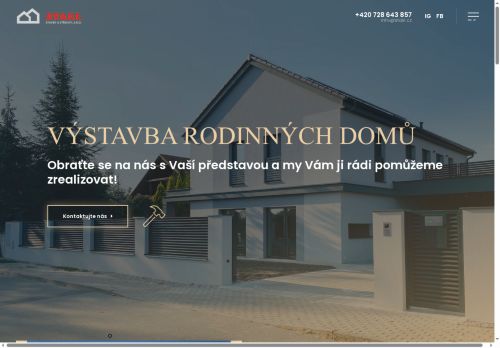 Webové stránky STAKL - stavby a střechy, s.r.o., Vrbová Lhota
