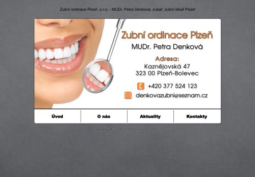 Zobrazit webové stránky Zubní ordinace - MUDr. Petra Denková, MDDr. Markéta Honzáková