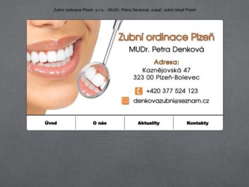 Zubní ordinace - MUDr. Petra Denková, MDDr. Markéta Honzáková
