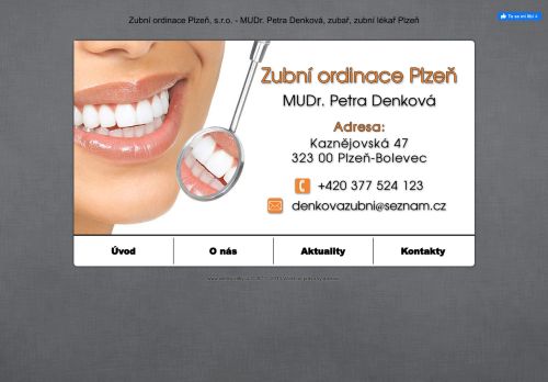 Zobrazit webové stránky Zubní ordinace - MUDr. Petra Denková, MDDr. Markéta Honzáková