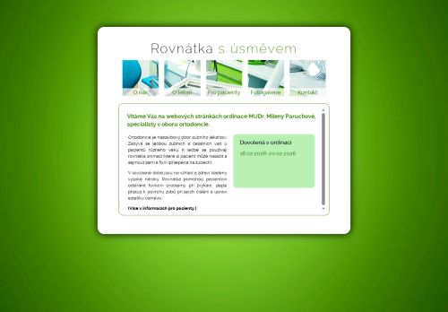 Zobrazit webové stránky Ortodoncie - MUDr. Milena Paruchová