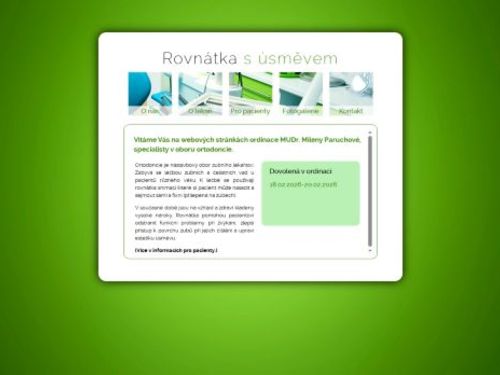 Ortodoncie - MUDr. Milena Paruchová