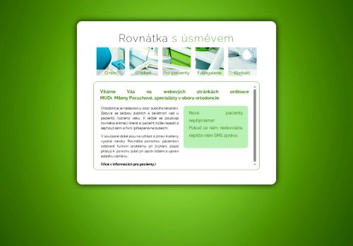Zobrazit webové stránky Ortodoncie - MUDr. Milena Paruchová