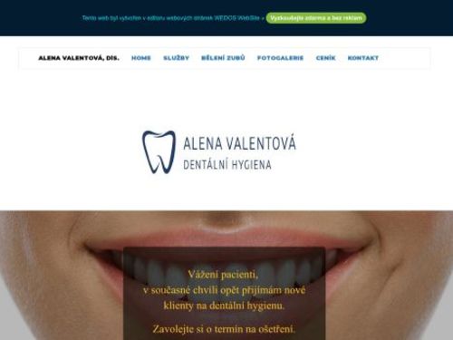 Dentální hygiena Alena Valentová, DiS.