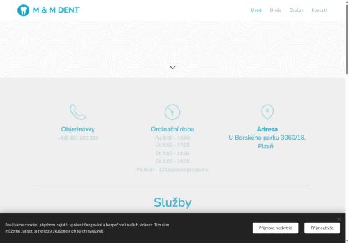 Zobrazit webové stránky Zubní ordinace M&M Dent - MDDr. Monika Koudelková