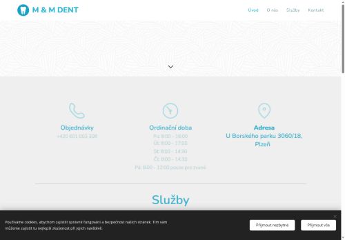 Zobrazit webové stránky Zubní ordinace M&M Dent - MDDr. Monika Koudelková