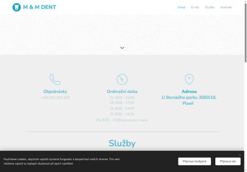Zobrazit webové stránky Zubní ordinace M&M Dent - MDDr. Monika Koudelková