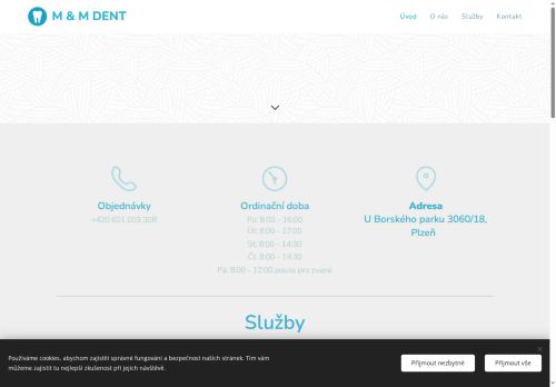 Zobrazit webové stránky Zubní ordinace M&M Dent - MDDr. Monika Koudelková
