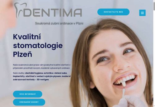 Zobrazit webové stránky Zubní ordinace Dentima s.r.o.