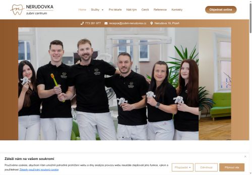 Zobrazit webové stránky Zubní centrum Nerudovka - MDDr. Jakub Švejda, MBA, MDDr. Ondřej Hloušek