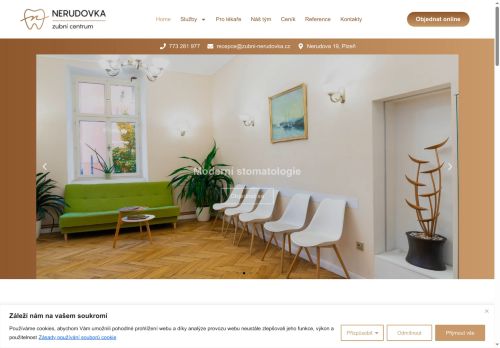 Zobrazit webové stránky Zubní centrum Nerudovka - MDDr. Jakub Švejda, MBA, MDDr. Ondřej Hloušek