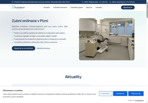 Zobrazit webové stránky Zubní centrum GratiaDent