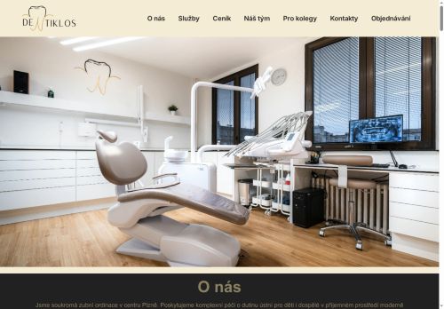 Zobrazit webové stránky Zubní ordinace DENTIKLOS - MDDr. Jana Niklová Horynová