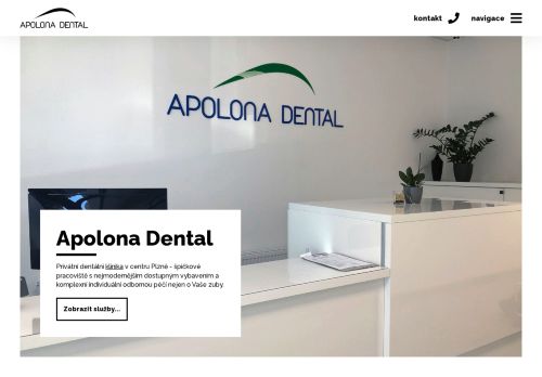 Zobrazit webové stránky Zubní ordinace - Apolona Dental s.r.o
