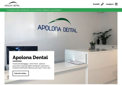Zobrazit webové stránky Zubní ordinace - Apolona Dental s.r.o