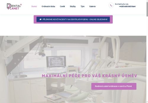 Zobrazit webové stránky Zubní ordinace Dental Planet