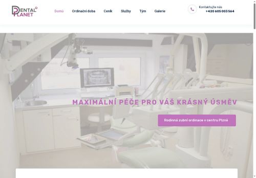 Zobrazit webové stránky Zubní ordinace Dental Planet