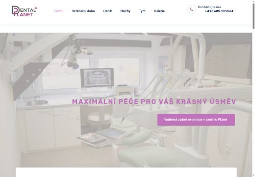Zobrazit webové stránky Zubní ordinace Dental Planet