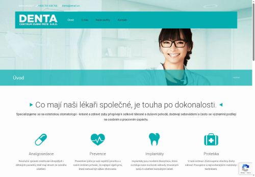 Zobrazit webové stránky Centrum zubní péče Denta - MUDr. Eva Tuzarová, MUDr. Dagmar Šůsová, MDDr. Jana Langová