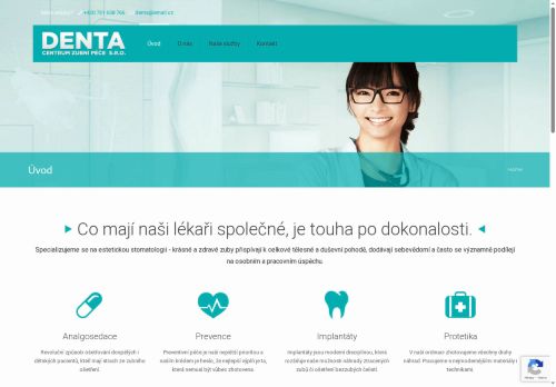 Zobrazit webové stránky Centrum zubní péče Denta - MUDr. Eva Tuzarová, MUDr. Dagmar Šůsová, MDDr. Jana Langová