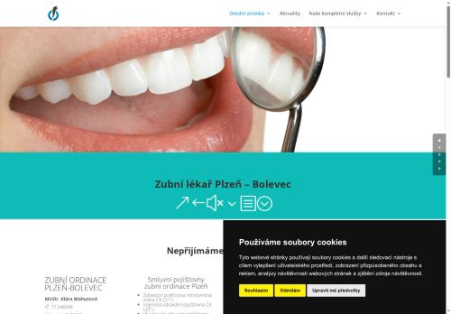 Zobrazit webové stránky Zubní ordinace MUDr. Klára Blahutová