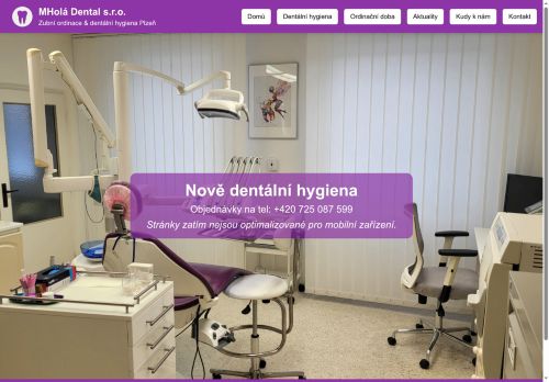 Zobrazit webové stránky Zubní ordinace MHolá Dental s.r.o. - MUDr. Martina Holá