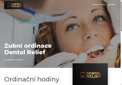 Zobrazit webové stránky Zubní ordinace Dental Relief - MDDr. Eduard Kasal