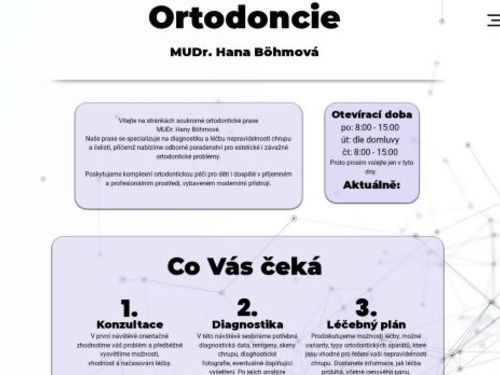 Ortodoncie - MUDr. Hana Böhmová