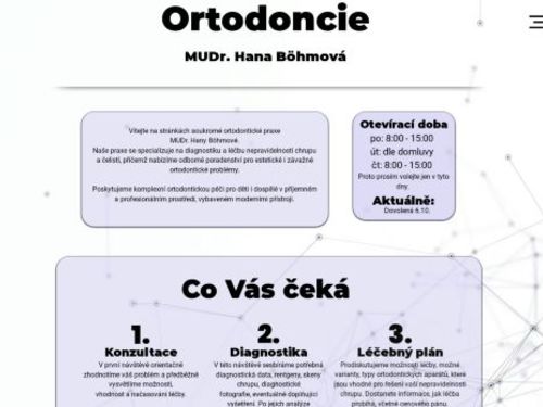 Ortodoncie - MUDr. Hana Böhmová