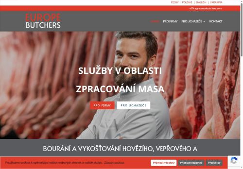 Maso Čáslav s.r.o. nabízí práci na pozici Řezník M/Ž v obci Čáslav