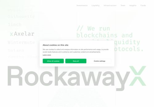 RockawayX Labs s.r.o nabízí práci na pozici Software Engineer v obci Praha