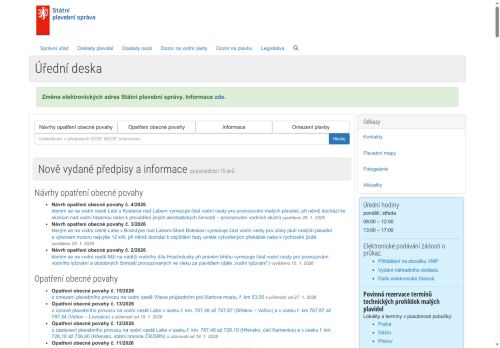 STÁTNÍ PLAVEBNÍ SPRÁVA nabízí práci na pozici asistent/asistentka ředitele v obci Praha