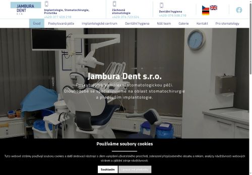 Zobrazit webové stránky Jambura Dent s.r.o. – zubní ordinace