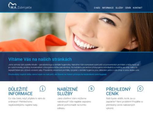 Zubní ordinace M.A. Zubní péče - MUDr. Milan Lepší