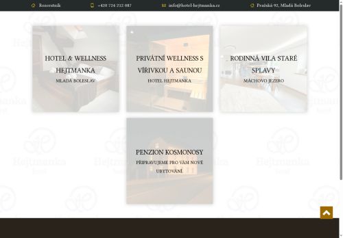 Zobrazit webové stránky Hotel Hejtmanka