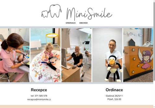 Zobrazit webové stránky Zubní ordinace MiniSmile