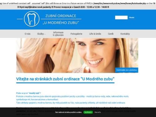 Zubní ordinace U Modrého zubu - MUDr. Nataša Kuralová