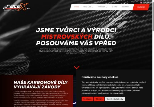 RaceX s.r.o. nabízí práci na pozici Pracovníci ve výrobě v obci Praha