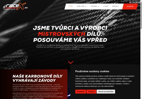 RaceX s.r.o. nabízí práci na pozici Pracovníci ve výrobě v obci Praha