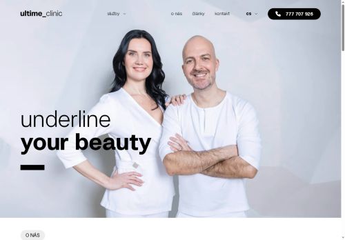 Zobrazit webové stránky Ultime Clinic - stomatologie a estetická medicína