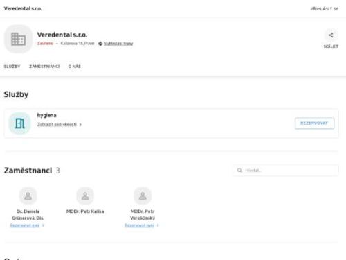 Zubní ordinace Veredental - MDDr. Petr Vereščinský