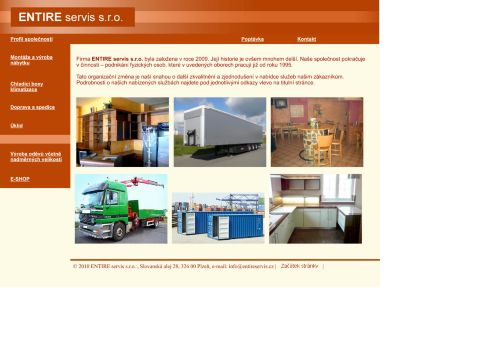 ENTIRE servis s.r.o. nabízí práci na pozici Uklízeč/ka - DPP, DPČ v obci Plzeň